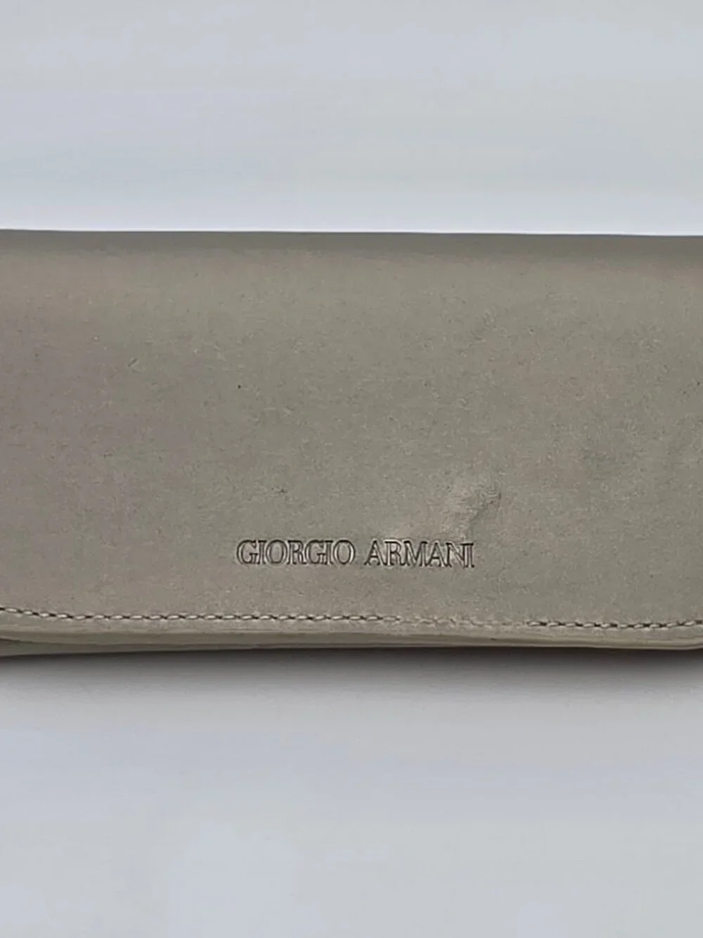 Giorgio Armani 678 1144 Small Pewter Frame G-15 Glass Lens Aviator Sunglasses